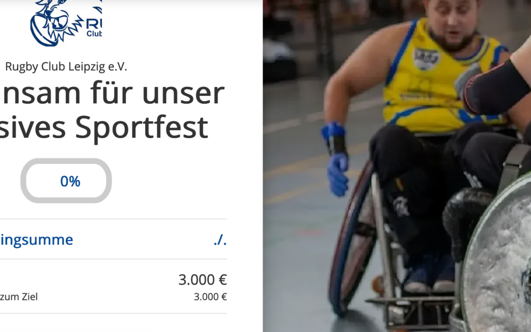 Crowdfounding für das Inklusive Sportfest 2025!